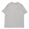 Vintage T-Shirts * | Vintage Carhartt T-Shirt Large Grey Cotton