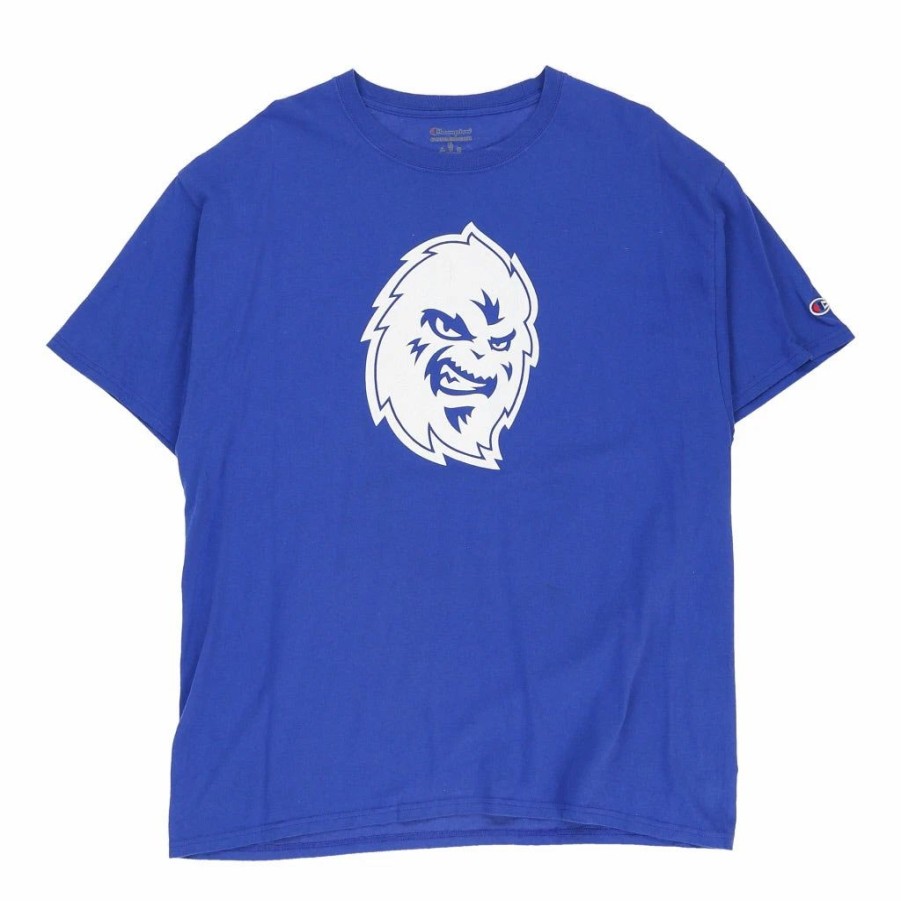 Vintage T-Shirts * | Vintage Champion T-Shirt Xl Blue Cotton