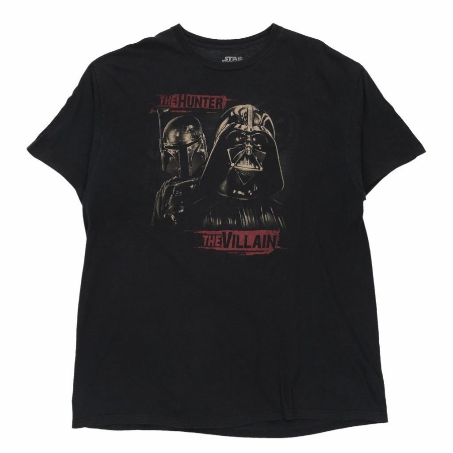 Vintage T-Shirts * | Vintage Star Wars Star Wars T-Shirt 2Xl Black Cotton