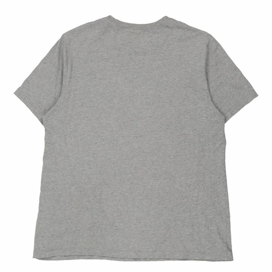 Vintage T-Shirts * | Vintage Nike T-Shirt Large Grey Cotton