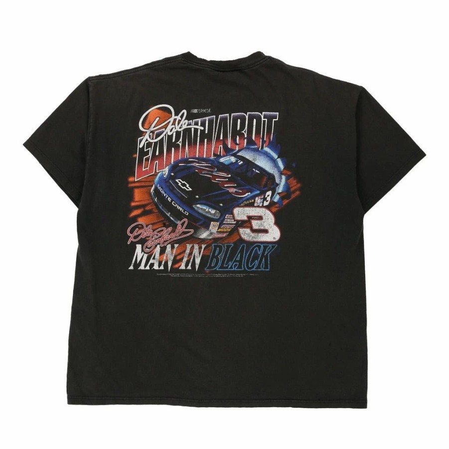 Vintage T-Shirts * | Vintage Dale Earnhardt Competitors View T-Shirt 2Xl Black Cotton