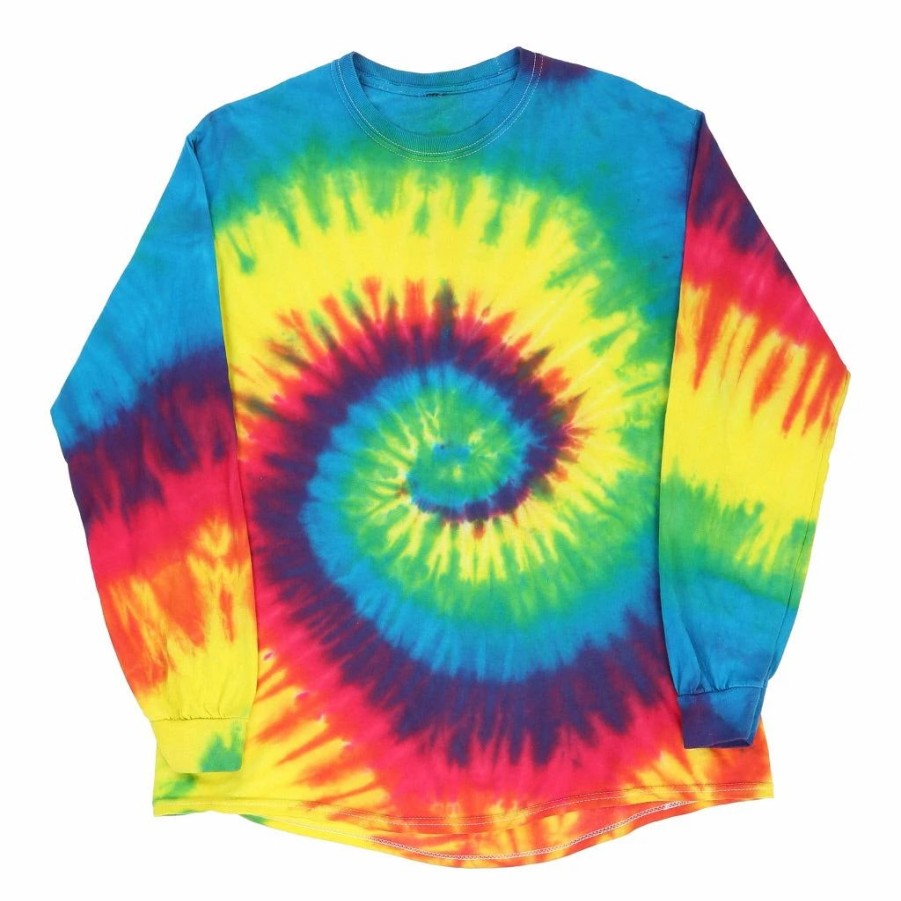 Vintage T-Shirts * | Vintage Unbranded Long Sleeve T-Shirt Small Multicoloured Cotton