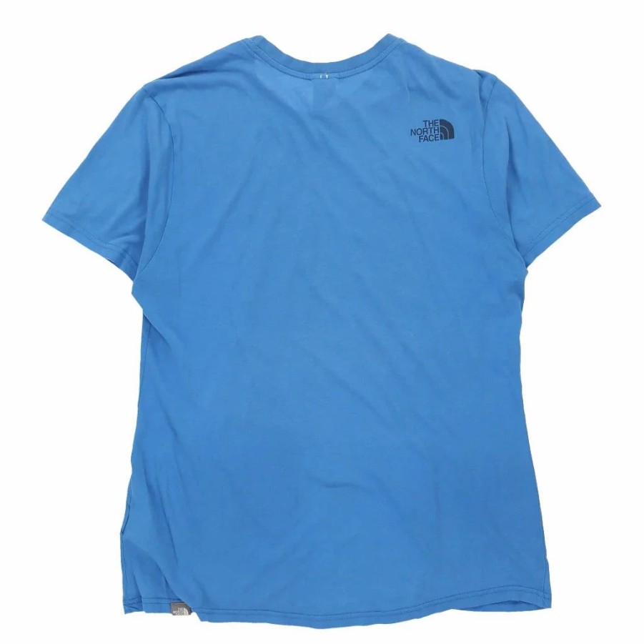 Vintage T-Shirts * | Vintage The North Face T-Shirt Medium Blue Cotton