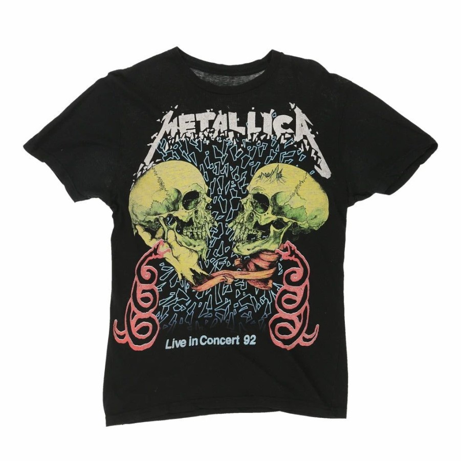 Vintage T-Shirts * | Vintage Metallica Unbranded T-Shirt Small Black Cotton