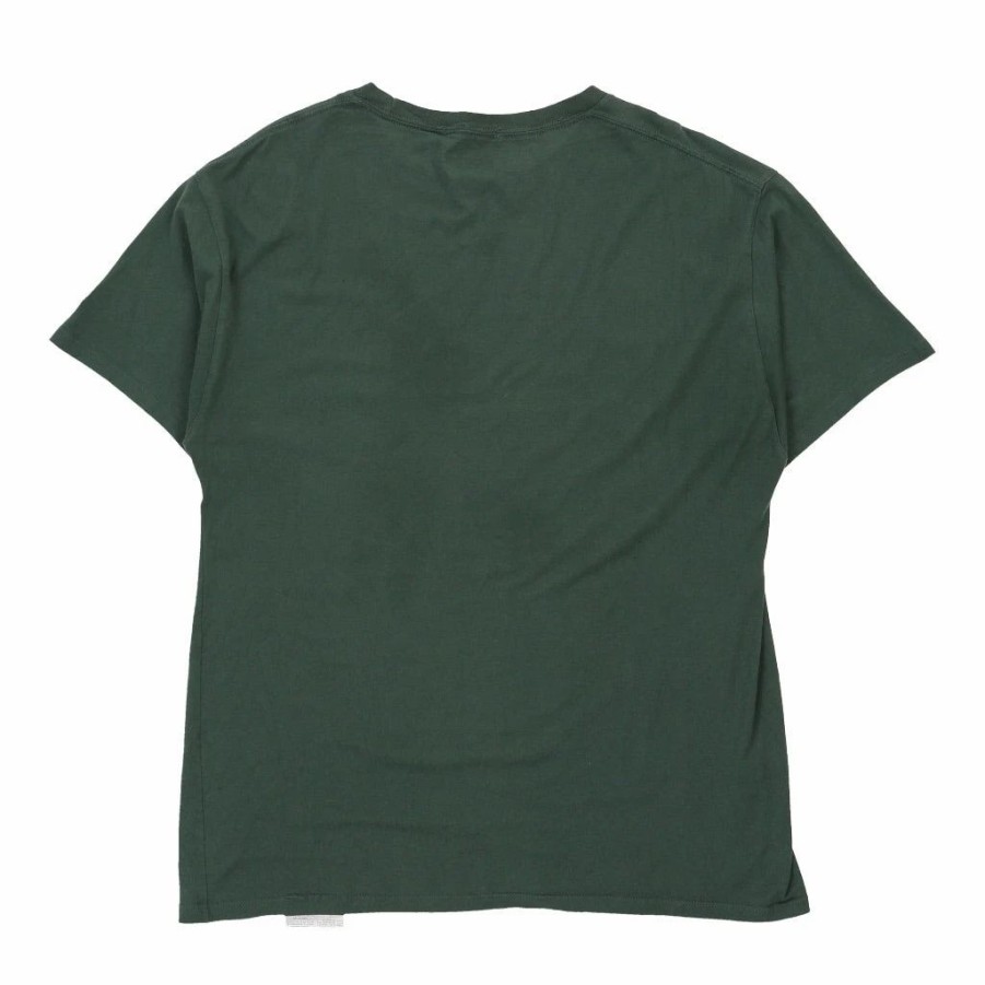 Vintage T-Shirts * | Vintage Champion T-Shirt Large Green Cotton