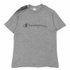 Vintage T-Shirts * | Vintage Champion T-Shirt Large Grey Cotton