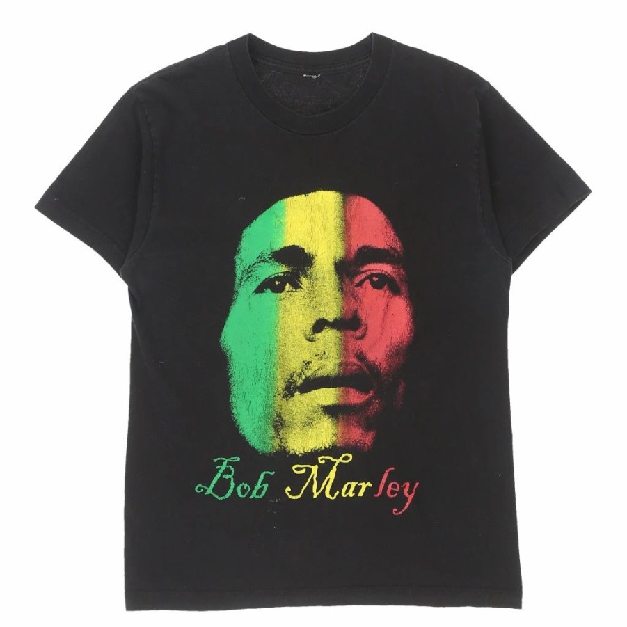 Vintage T-Shirts * | Vintage Bob Marley Unbranded T-Shirt Medium Black Cotton