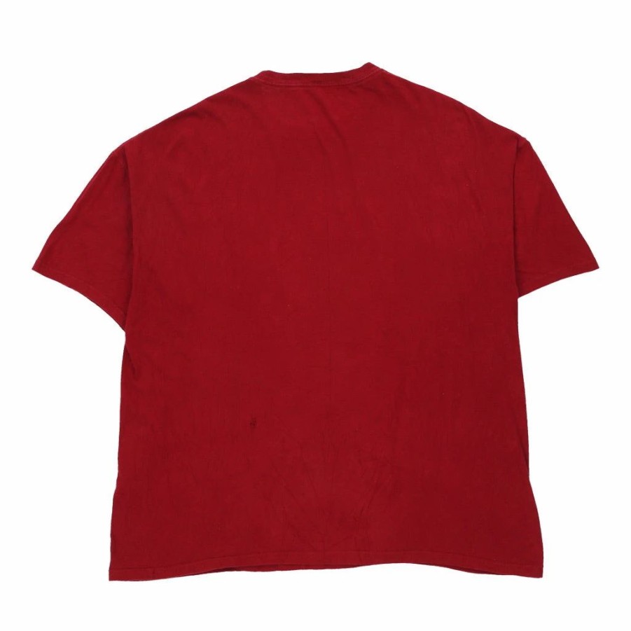 Vintage T-Shirts * | Vintage Russell Athletics T-Shirt Xl Red Cotton