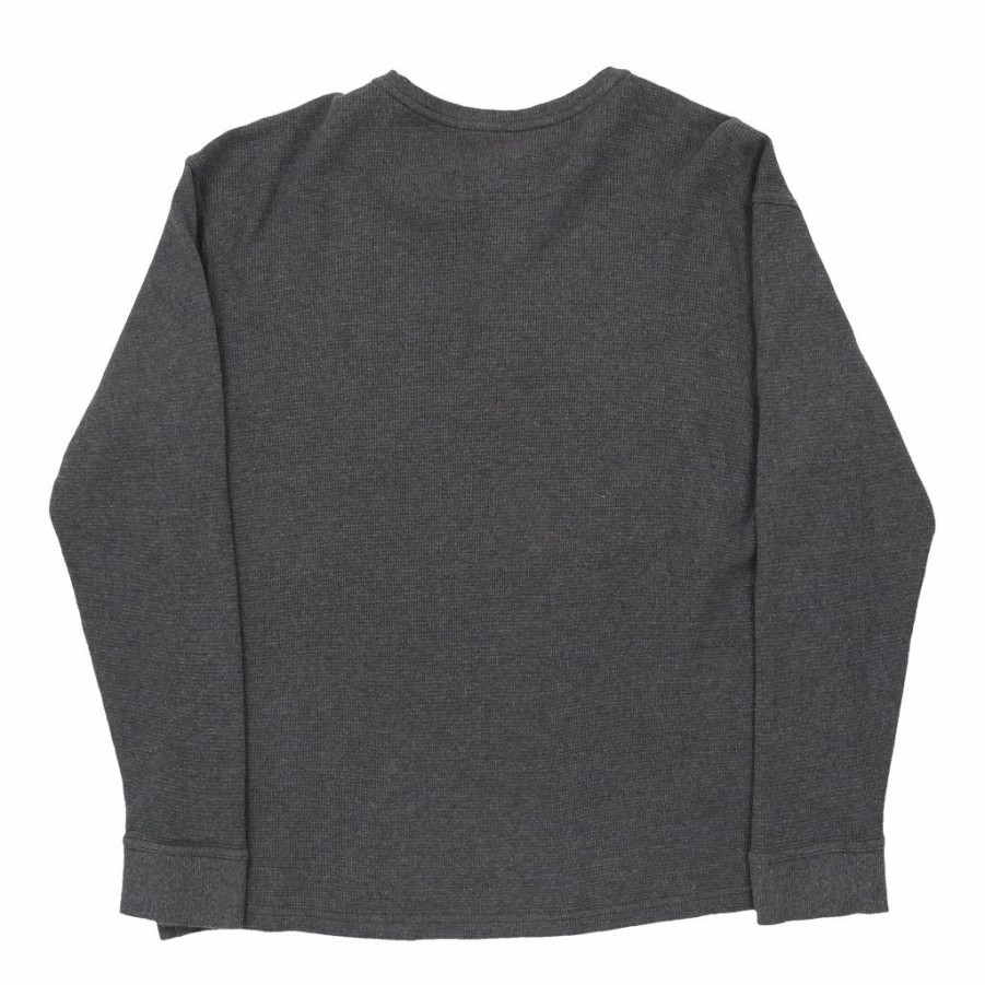 Vintage T-Shirts * | Vintage Carhartt Long Sleeve T-Shirt Large Grey Cotton