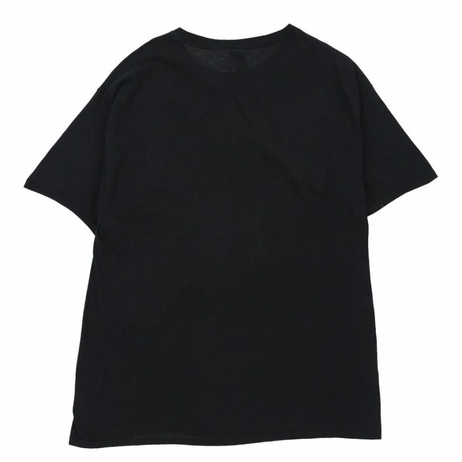 Vintage T-Shirts * | Vintage Fruit Of The Loom T-Shirt Large Black Cotton