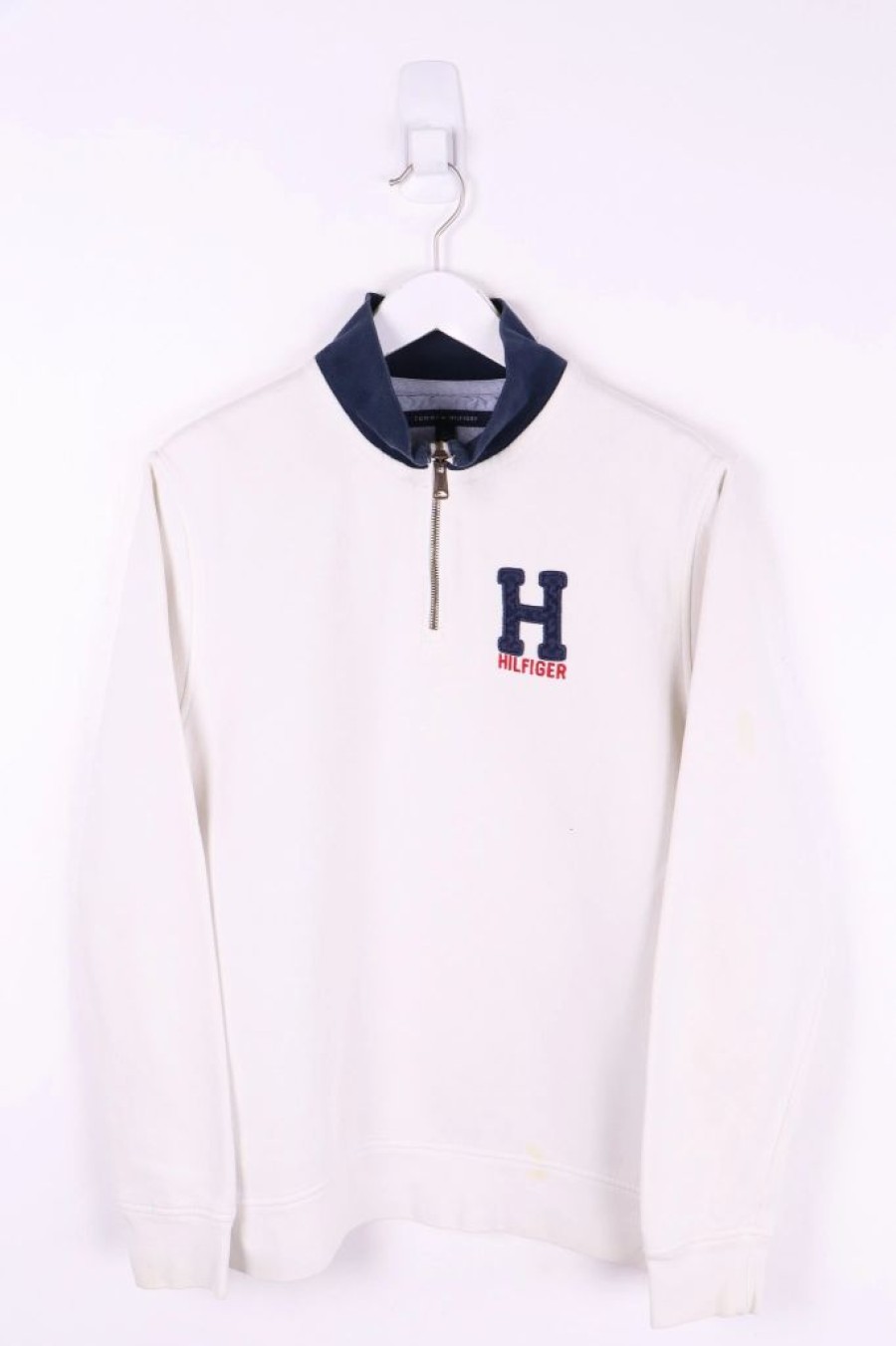 1/4 Zip Sweaters * | Restated Vintage Vintage Tommy Hilfiger 1/4 Zip Sweater Large