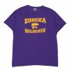 Vintage T-Shirts * | Vintage Eureka Wildcats Anvil T-Shirt Xl Purple Cotton