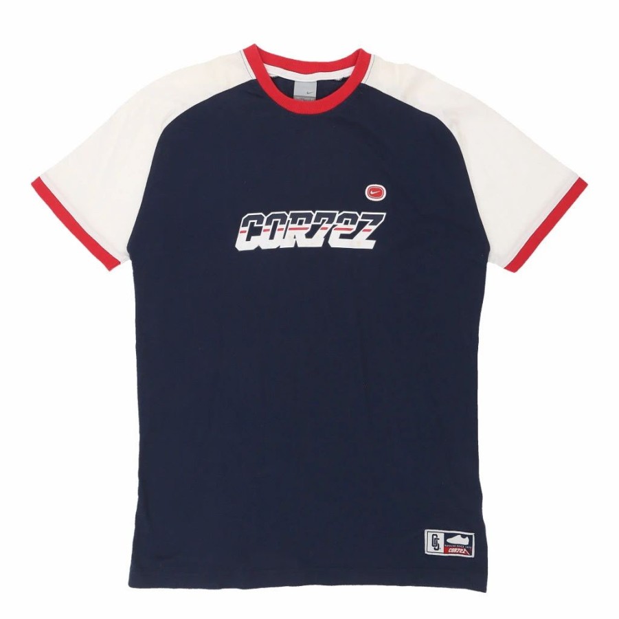 Vintage T-Shirts * | Vintage Cor72Z Nike T-Shirt Large Navy Cotton