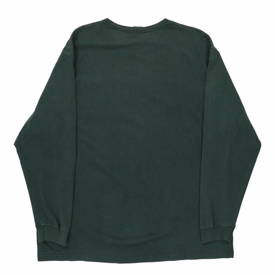 Vintage T-Shirts * | Vintage Carhartt Long Sleeve T-Shirt Xl Green Cotton