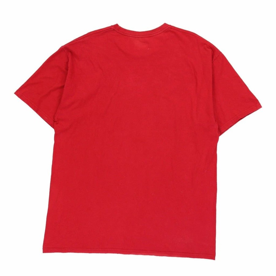 Vintage T-Shirts * | Vintage Nike T-Shirt Xl Red Cotton