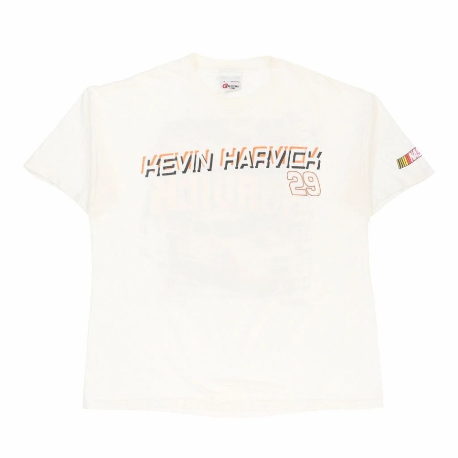 Vintage T-Shirts * | Vintage Kevin Harvick #29 Competitors View T-Shirt Xl White Cotton