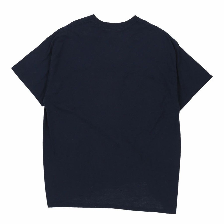 Vintage T-Shirts * | Vintage Gildan T-Shirt Xl Navy Cotton