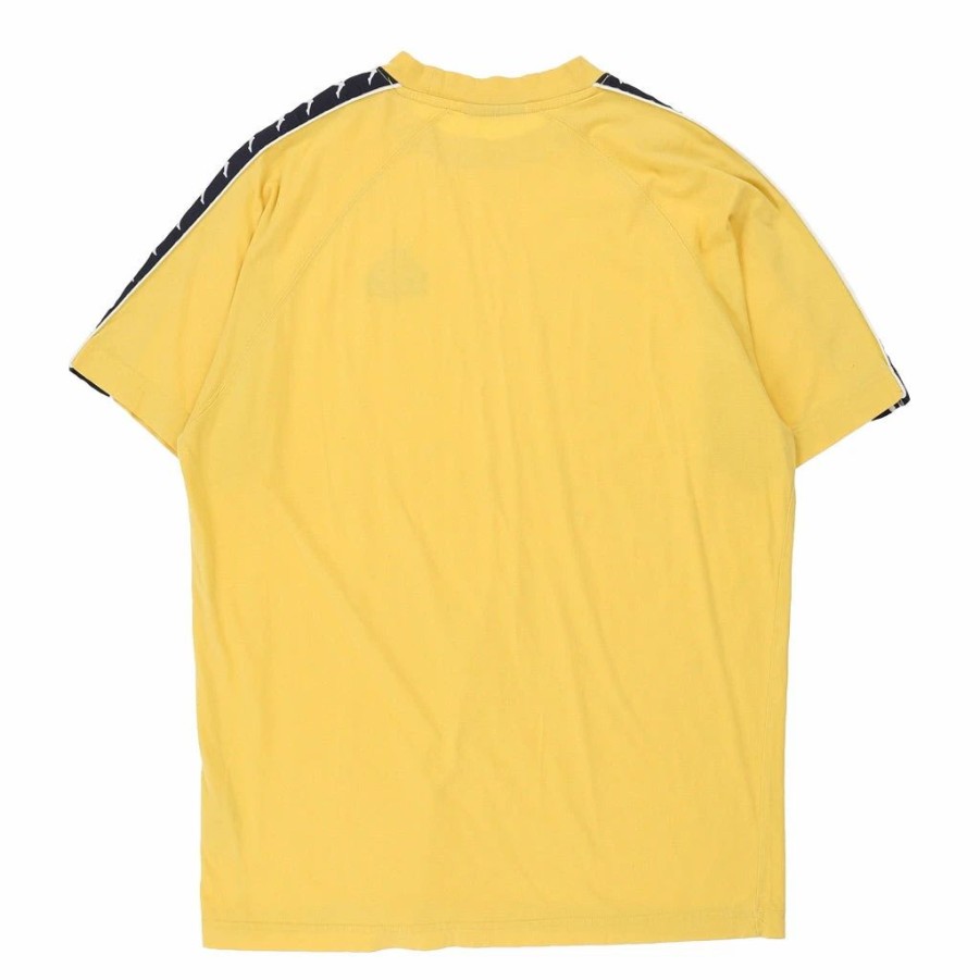 Vintage T-Shirts * | Vintage Kappa T-Shirt Medium Yellow Cotton