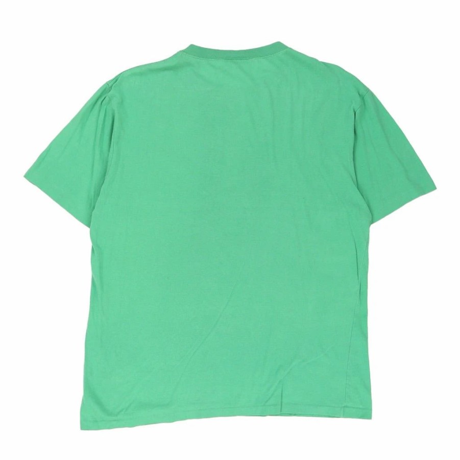 Vintage T-Shirts * | Vintage Lacoste T-Shirt Medium Green Cotton