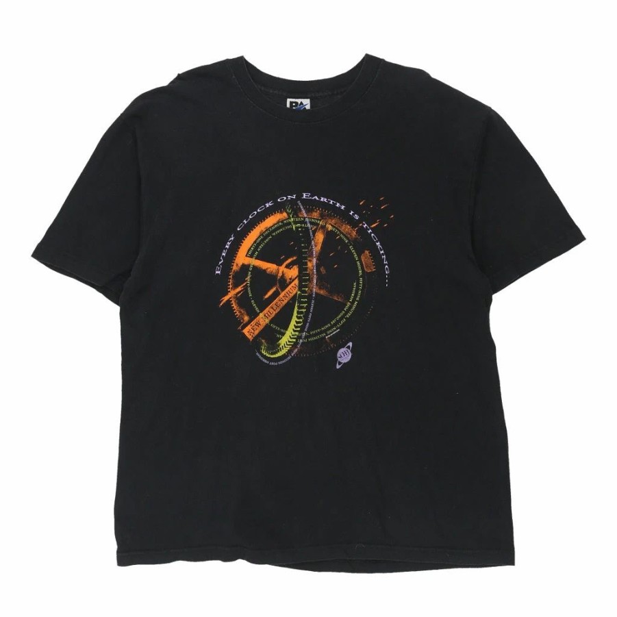 Vintage T-Shirts * | Vintage Royal Avalon T-Shirt Xl Black Cotton