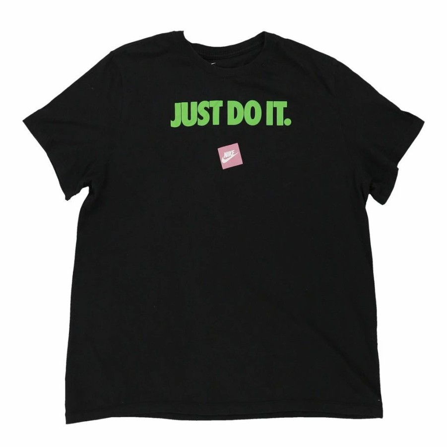 Vintage T-Shirts * | Vintage Nike T-Shirt 2Xl Black Cotton