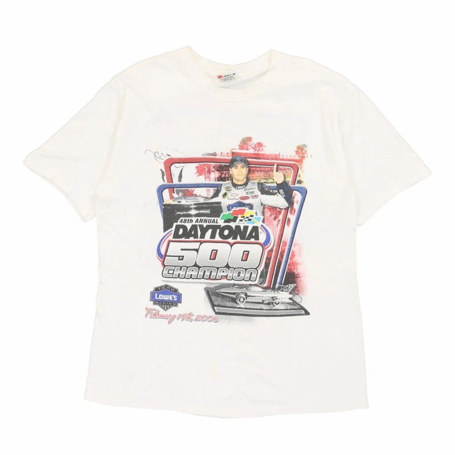 Vintage T-Shirts * | Vintage Daytona 500 2006 Chase Authentics T-Shirt Medium White Cotton