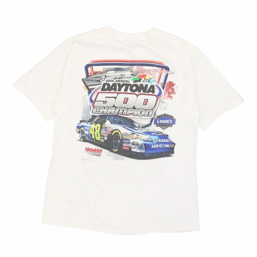 Vintage T-Shirts * | Vintage Daytona 500 2006 Chase Authentics T-Shirt Medium White Cotton