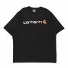 Vintage T-Shirts * | Vintage Carhartt T-Shirt Xl Black Cotton