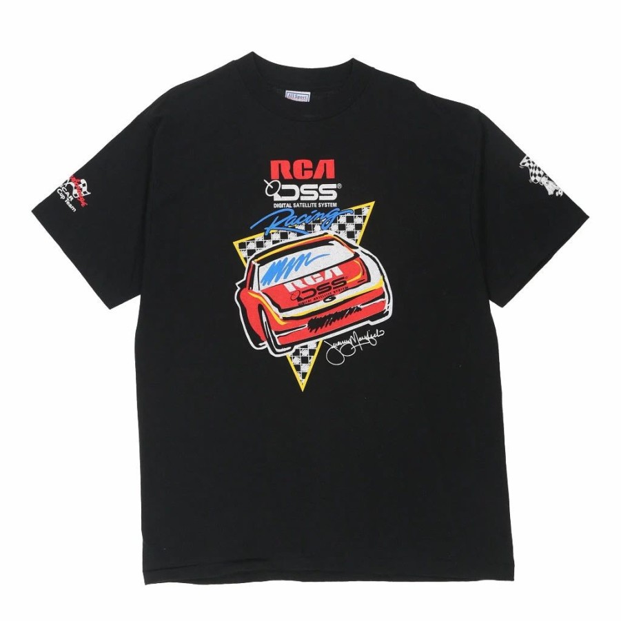 Vintage T-Shirts * | Vintage Nascar All Sport T-Shirt Xl Black Cotton