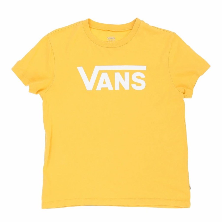 Vintage T-Shirts * | Vintage Vans T-Shirt Xs Yellow Cotton