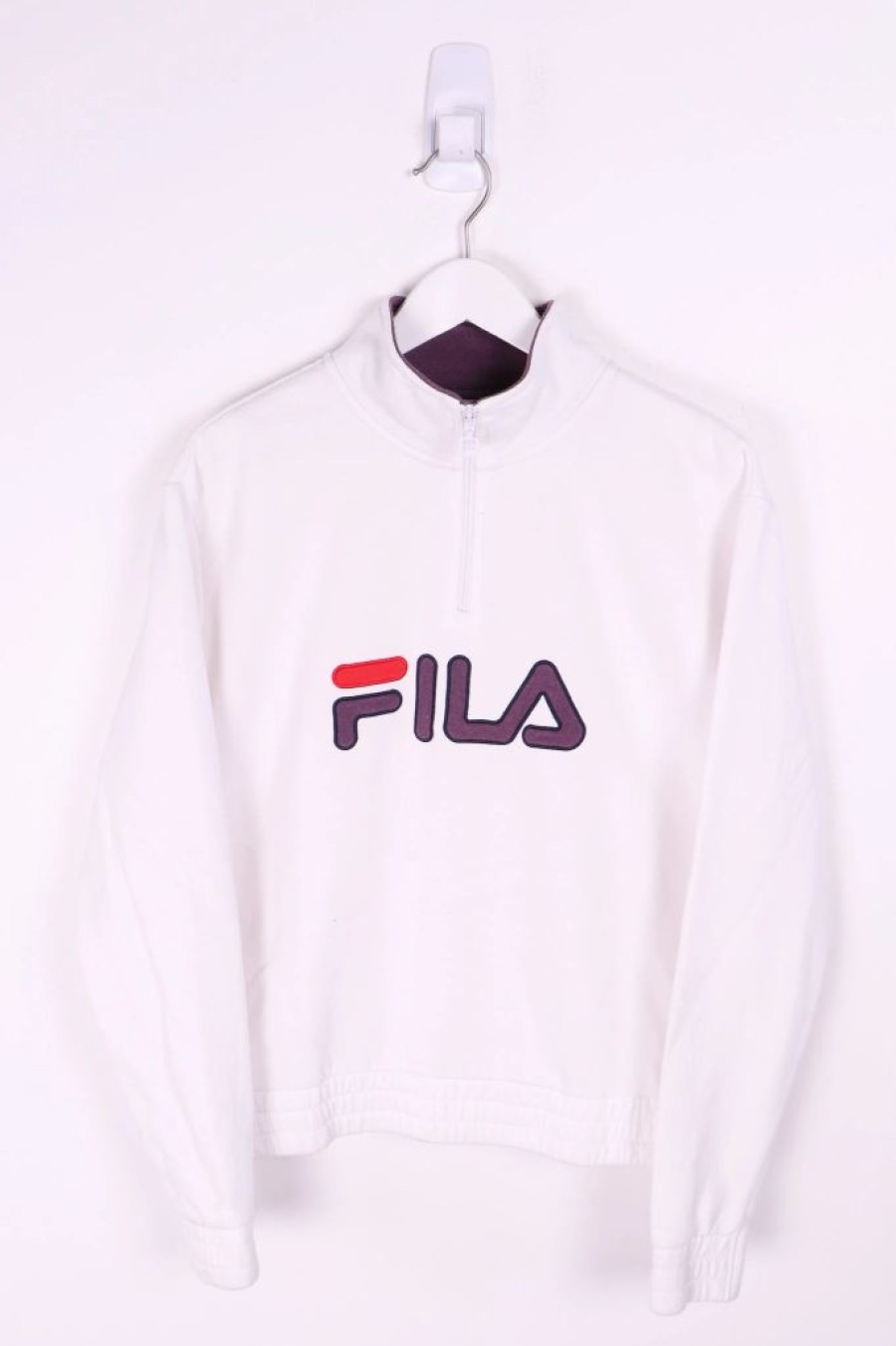 1/4 Zip Sweaters * | Restated Vintage Vintage Fila 1/4 Zip Sweater Xl