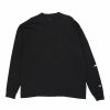 Vintage T-Shirts * | Vintage Champion Long Sleeve T-Shirt 2Xl Black Cotton