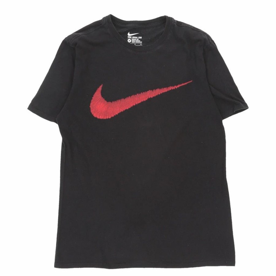 Vintage T-Shirts * | Vintage Nike T-Shirt Medium Black Cotton