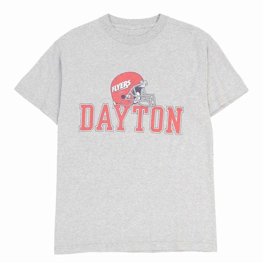 Vintage T-Shirts * | Vintage Dayton Flyers Unbranded T-Shirt Medium Grey Cotton