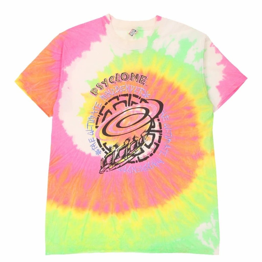 Vintage T-Shirts * | Vintage Psyclone Textile Prints T-Shirt Xl Multicoloured Cotton Blend