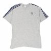 Vintage T-Shirts * | Vintage Adidas T-Shirt Large Grey Cotton