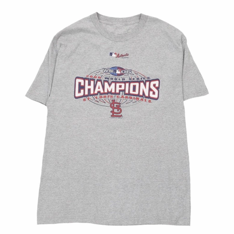 Vintage T-Shirts * | Vintage St. Louis Cardinals 2006 Unbranded T-Shirt Xl Grey Cotton