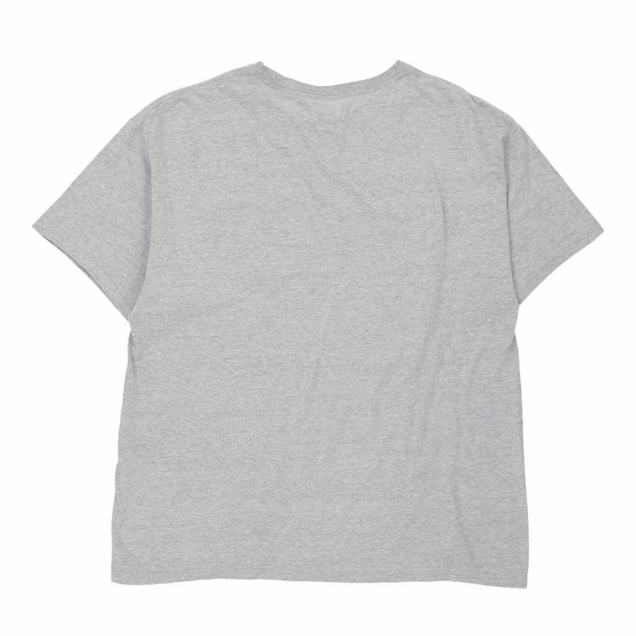 Vintage T-Shirts * | Vintage Russell Athletic T-Shirt Large Grey Cotton