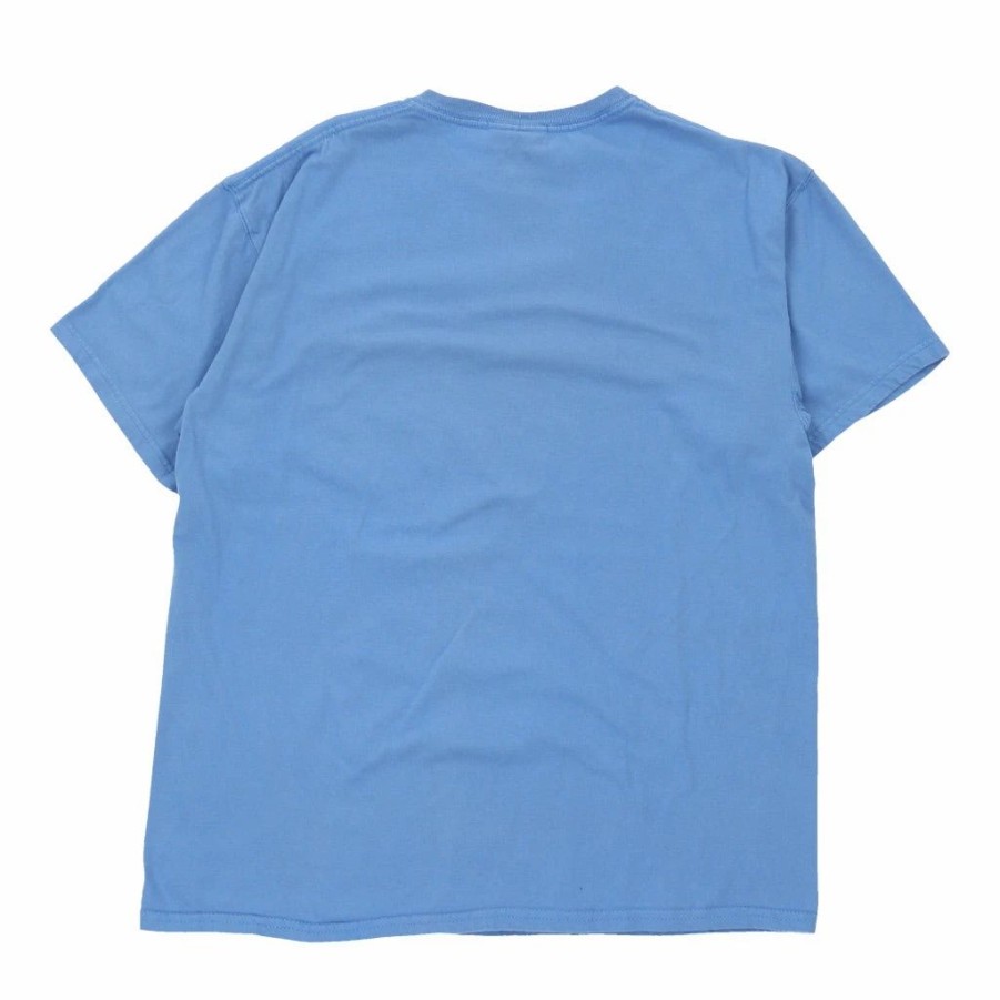 Vintage T-Shirts * | Vintage Russell Athletic T-Shirt Medium Blue Cotton