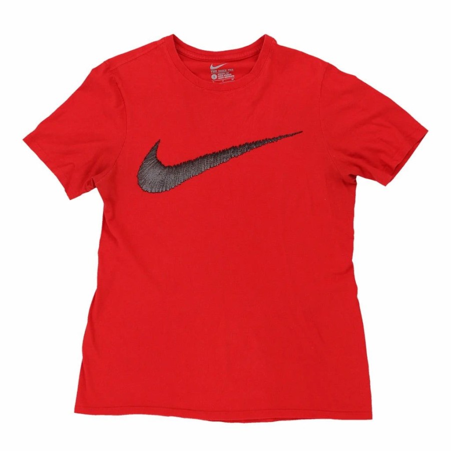 Vintage T-Shirts * | Vintage Nike T-Shirt Small Red Cotton