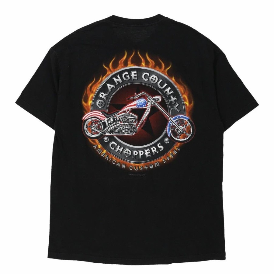 Vintage T-Shirts * | Vintage Orange County Choppers Alstyle T-Shirt Xl Black Cotton