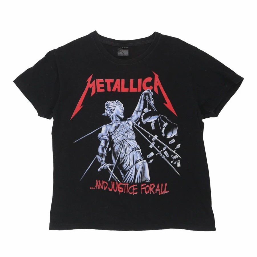 Vintage T-Shirts * | Vintage Metallica Unbranded T-Shirt Small Black Cotton