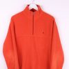 1/4 Zip Sweaters * | Restated Vintage Vintage Ralph Lauren Polo 1/4 Zip Fleece Large