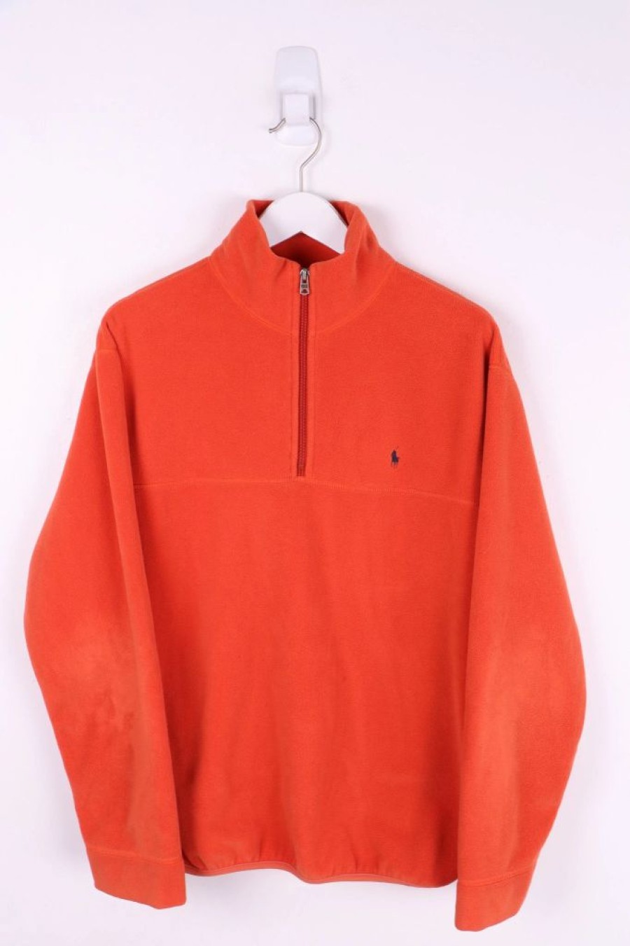 1/4 Zip Sweaters * | Restated Vintage Vintage Ralph Lauren Polo 1/4 Zip Fleece Large