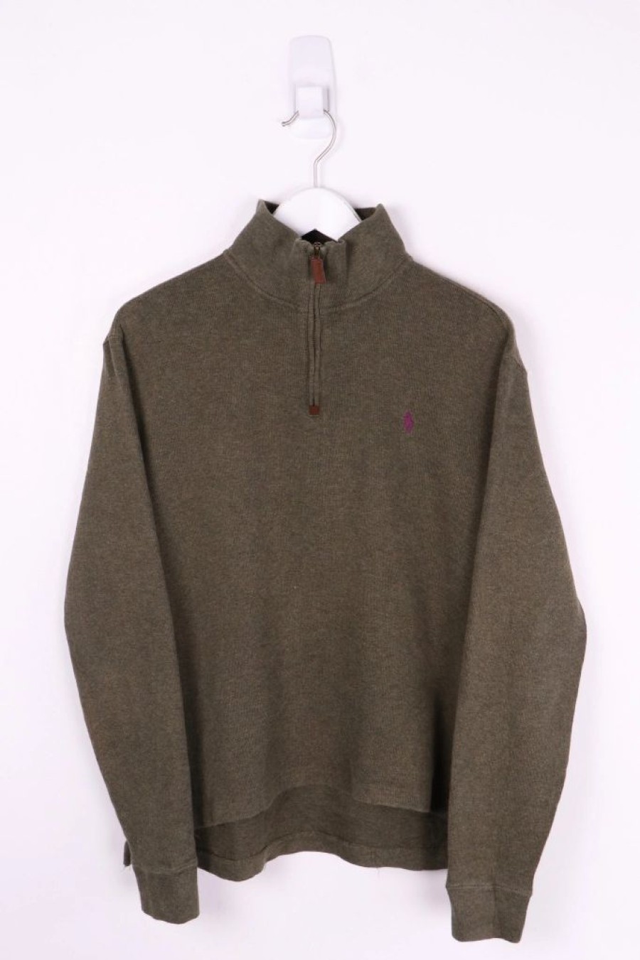 1/4 Zip Sweaters * | Restated Vintage Vintage Ralph Lauren Polo 1/4 Zip Medium