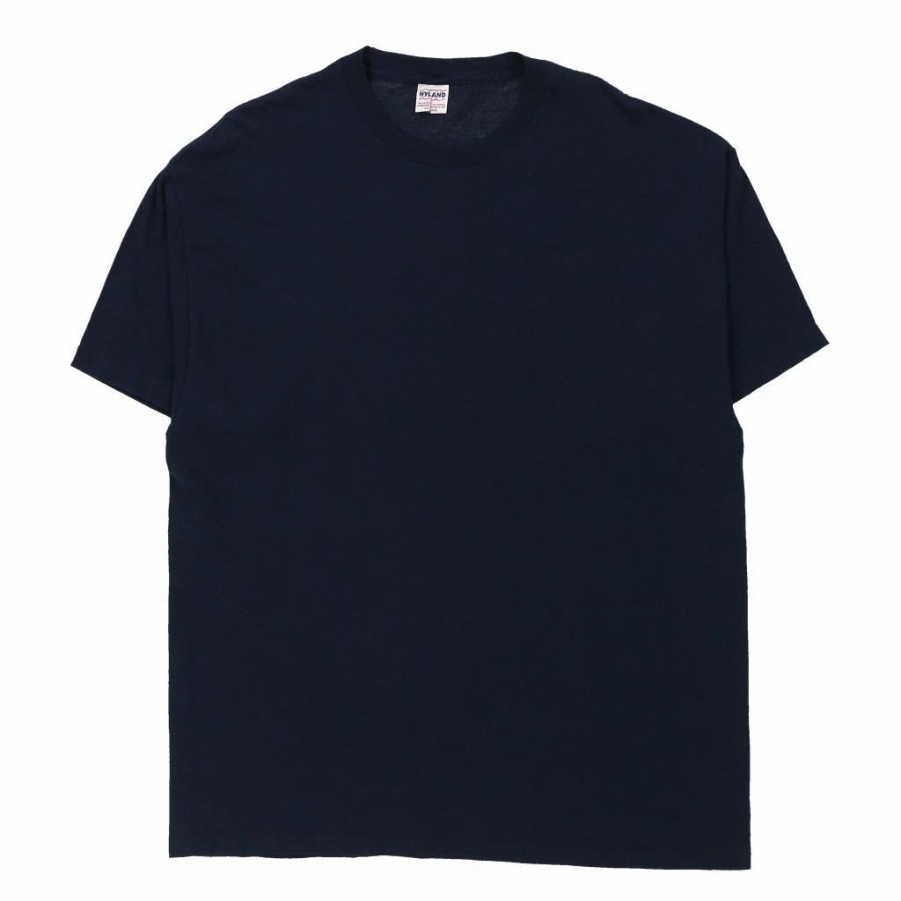 Vintage T-Shirts * | Vintage Hyland T-Shirt 2Xl Navy Cotton