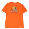 Vintage T-Shirts * | Vintage Cleveland Browns Nfl T-Shirt Medium Orange Cotton