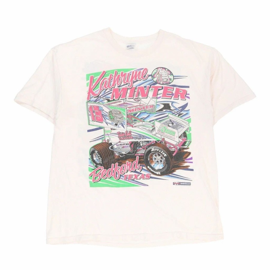 Vintage T-Shirts * | Vintage Kathryne Minter #13 Gildan T-Shirt Xl White Cotton