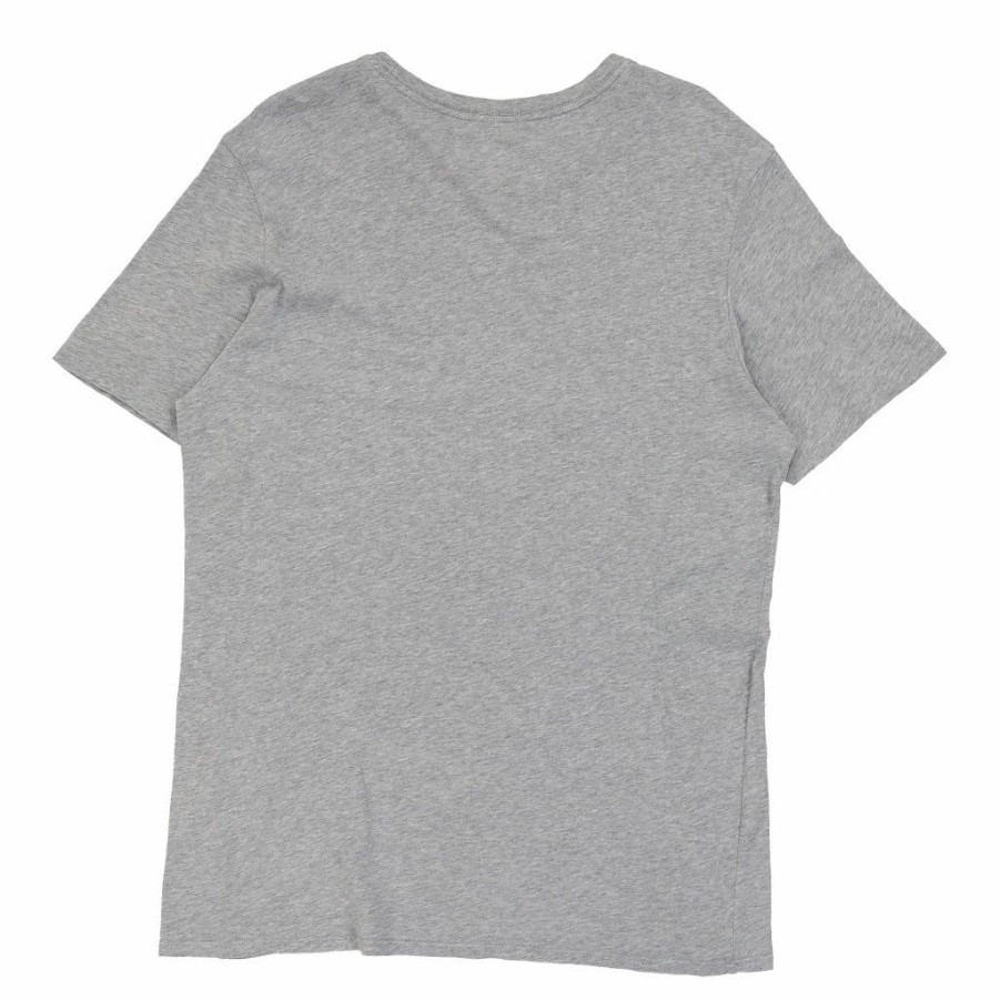 Vintage T-Shirts * | Vintage Nike T-Shirt Large Grey Cotton