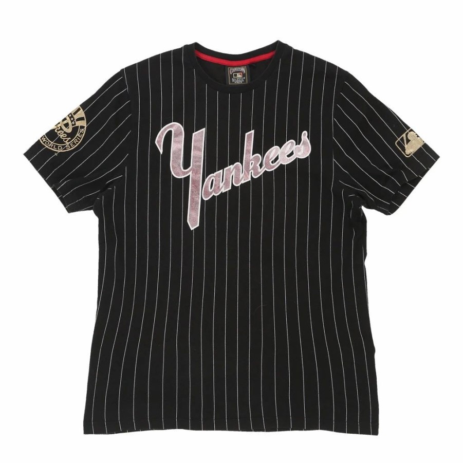 Vintage T-Shirts * | Vintage New York Yankees Cooperstown T-Shirt Small Black Cotton